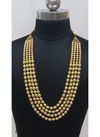 Golden Mala Indian Sparkly Designer For Party And Functions Wedding Wear Latest New Collection 1240